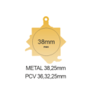 Q8/B - 58x59mm medal brąz piłka nożna