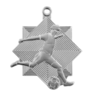 Q8/S - 58x59mm medal srebro piłka nożna