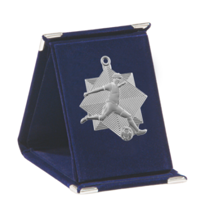 Q8/S - 58x59mm medal srebro piłka nożna