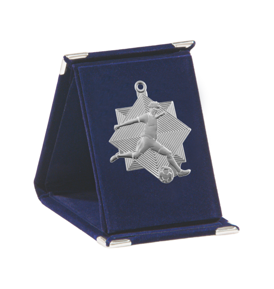 Q8/S - 58x59mm medal srebro piłka nożna