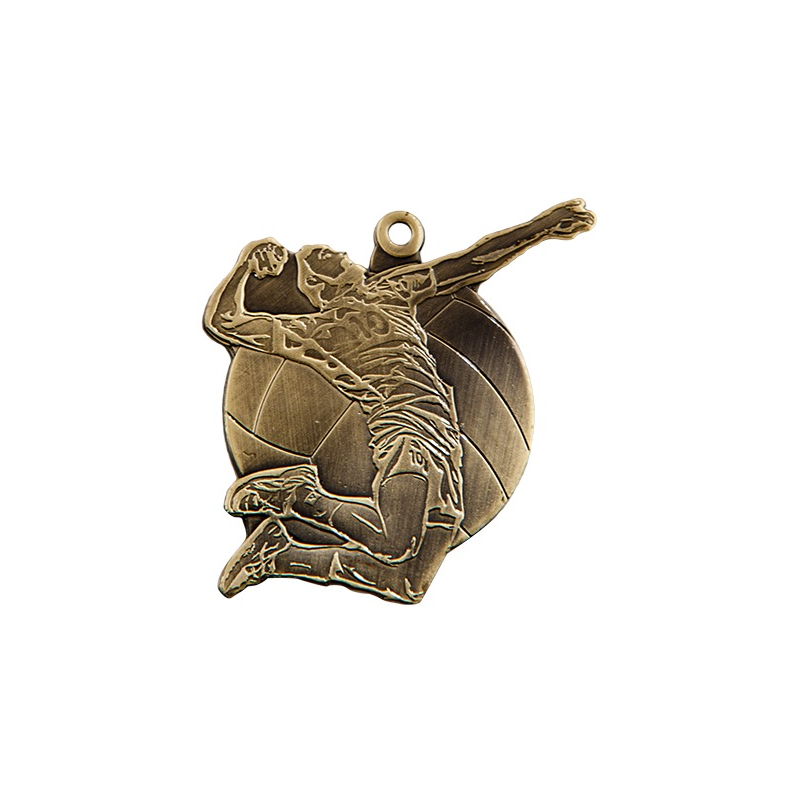 Q9/B - 61x73mm medal brąz piłka siatkowa