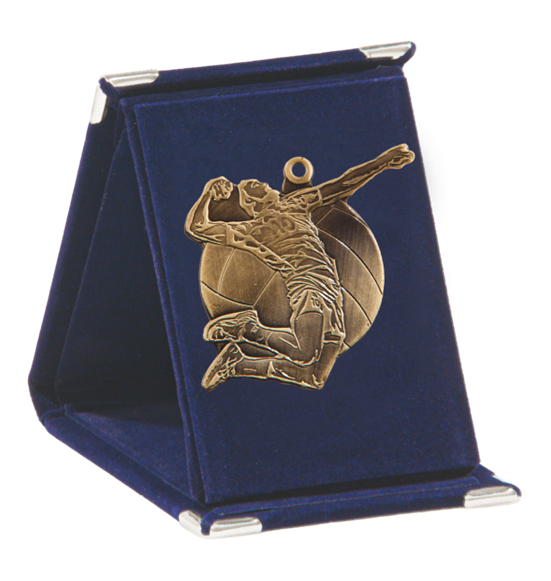 Q9/B - 61x73mm medal brąz piłka siatkowa