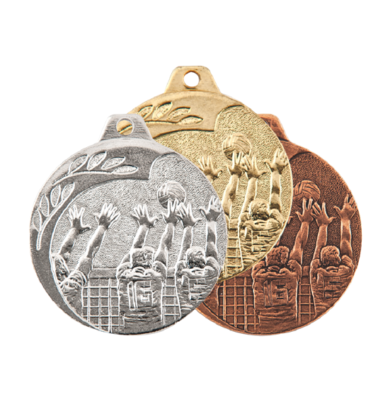 NP08/Z medal złoto 40mm - siatkówka