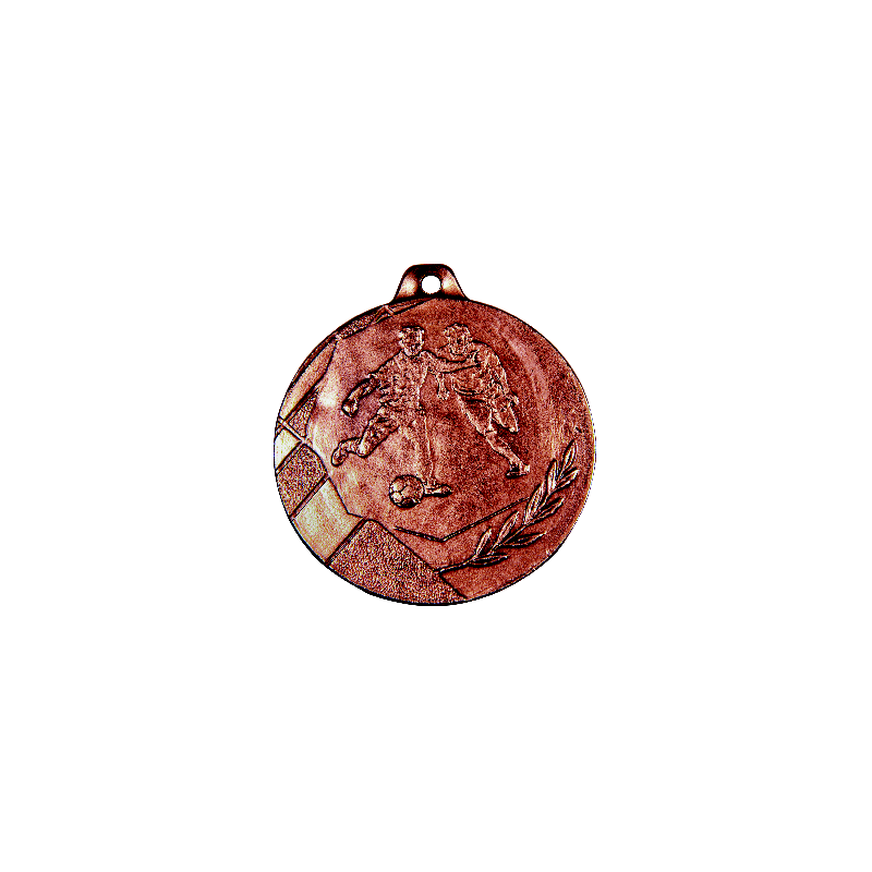 K4 Medal Piłka Nożna 5cm brąz