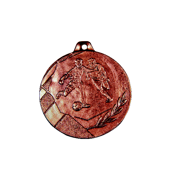 K4 Medal Piłka Nożna 5cm brąz