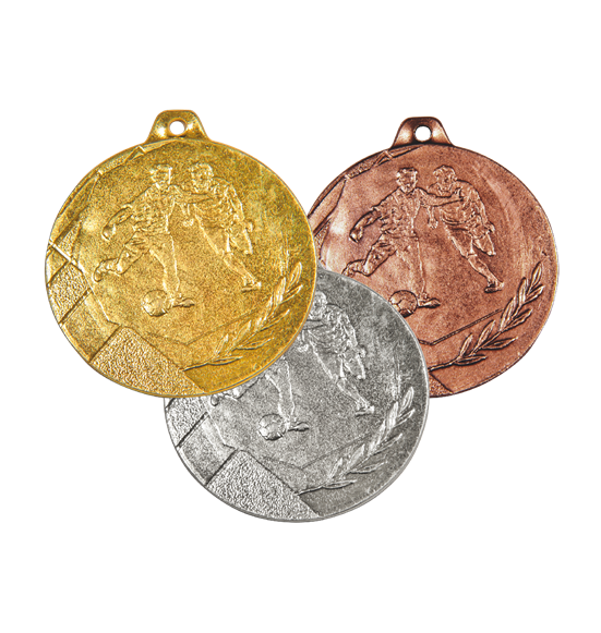 K4 Medal Piłka Nożna 5cm brąz