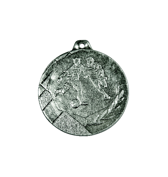 K4 Medal Piłka Nożna 5cm srebro
