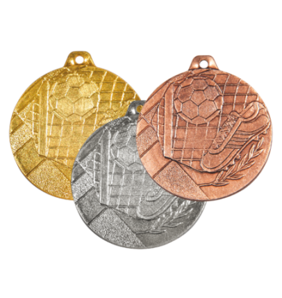 K5 Medal Piłka Nożna srebro 5cm
