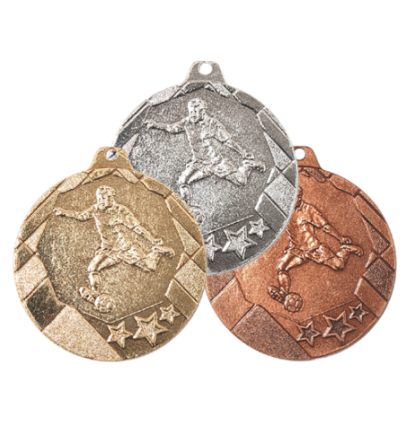OT6/S medal srebro 50mm - piłka nożna