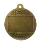 Z192/50mm medal brąz - tył medalu ramka - 38x23mm