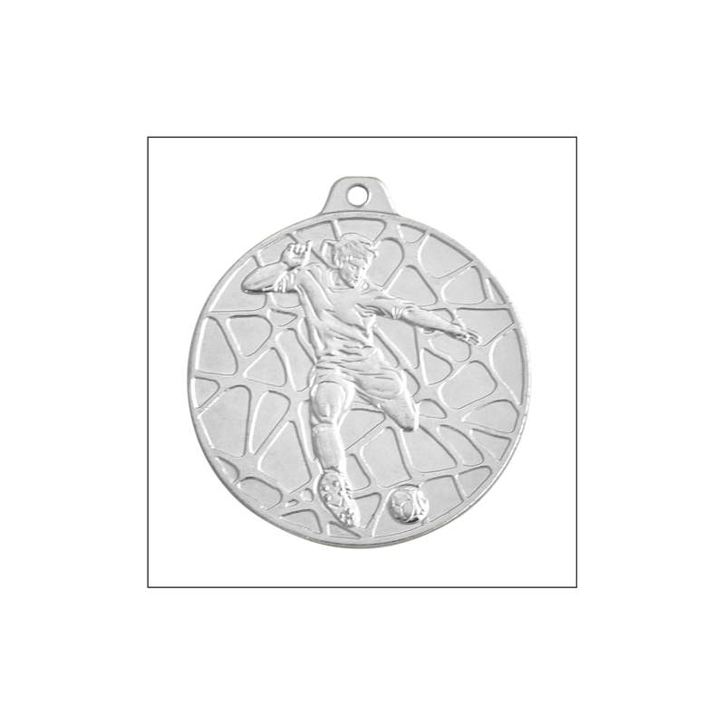 E11 Piłka Nożna medal srebro 50mm