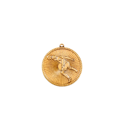 E13 złoto medal piłka nożna 50mm