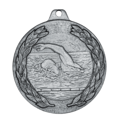 G3 medal Pływanie srebro 50mm