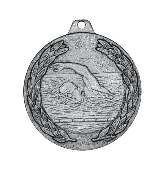 G3 medal Pływanie srebro 50mm