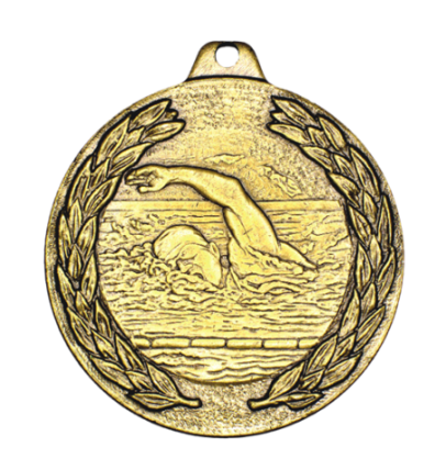 G3 medal Pływanie złoto 50mm