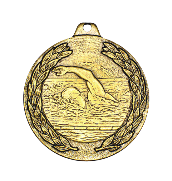 G3 medal Pływanie złoto 50mm