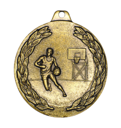 G6 medal Koszykówka brąz 50mm