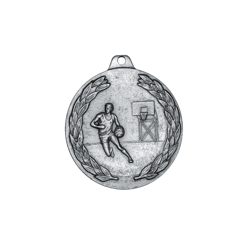 G6 medal Koszykówka srebro 50mm
