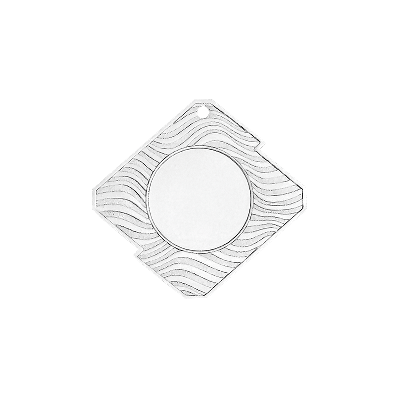 Q19/S medal srebro na emblemat 25mm seria Rombo