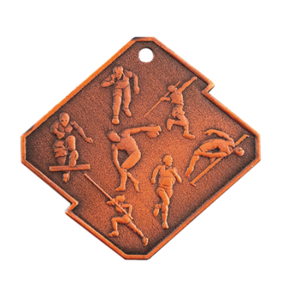 Q13/B medal brąz lekka atletyka seria Rombo