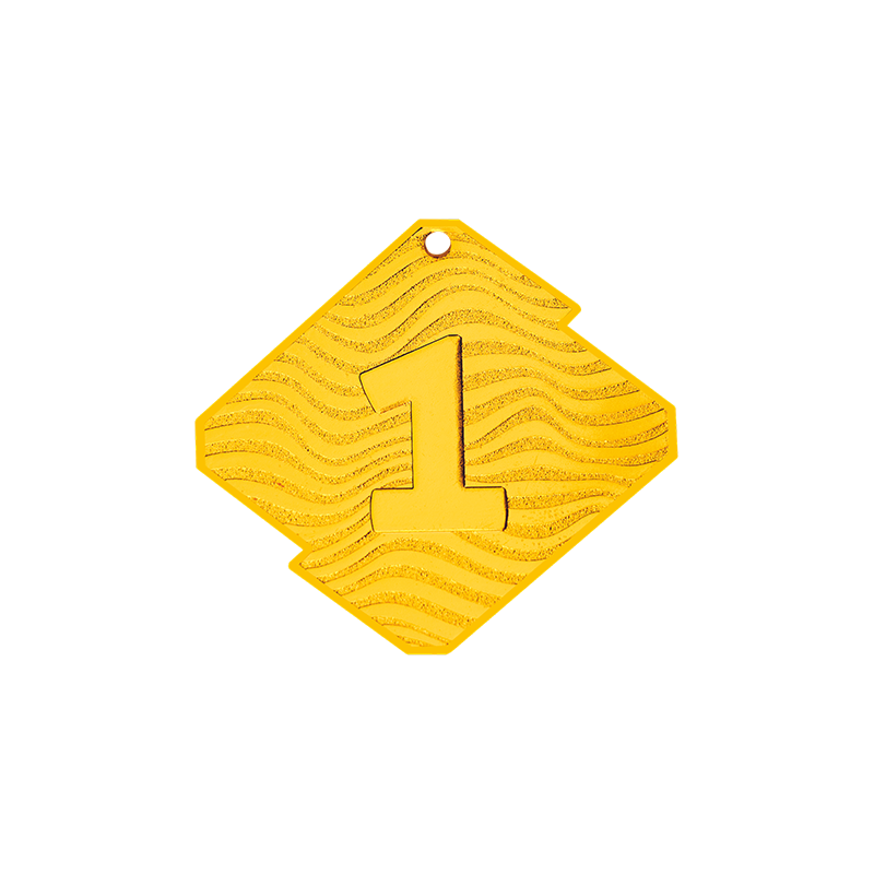 Q21/Z medal złoto NUMER 1 seria Rombo