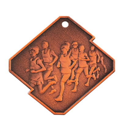 Q14/B medal brąz bieg seria Rombo