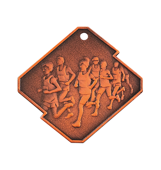 Q14/B medal brąz bieg seria Rombo