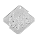 Q14/S medal srebro bieg seria Rombo