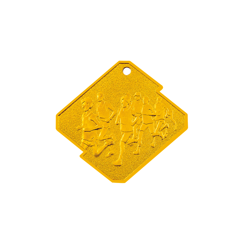 Q14/Z medal złoto bieg seria Rombo