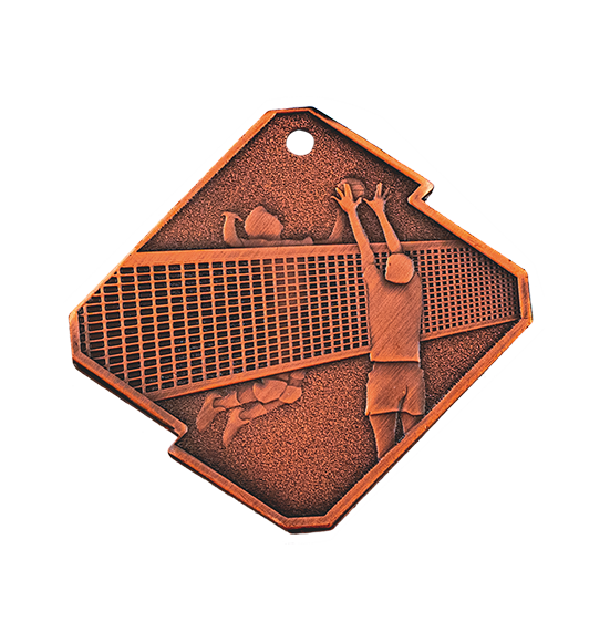Q16/B medal brąz siatkówka seria Rombo