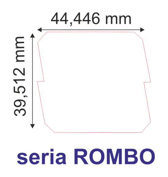 Q16/S medal srebro siatkówka seria Rombo
