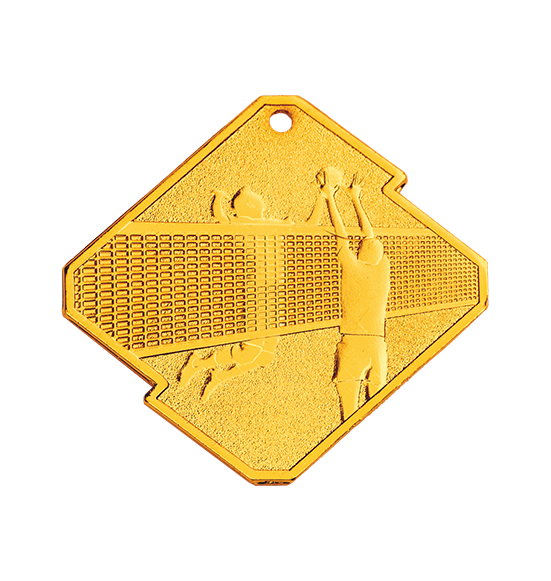 Q16/Z medal złoto siatkówka seria Rombo