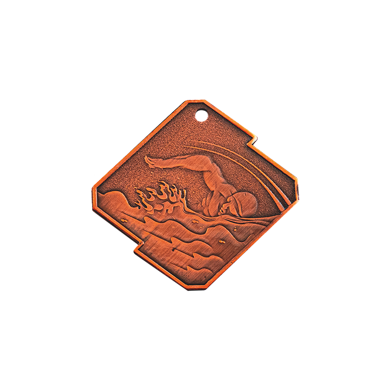Q17/B medal brąz pływanie seria Rombo
