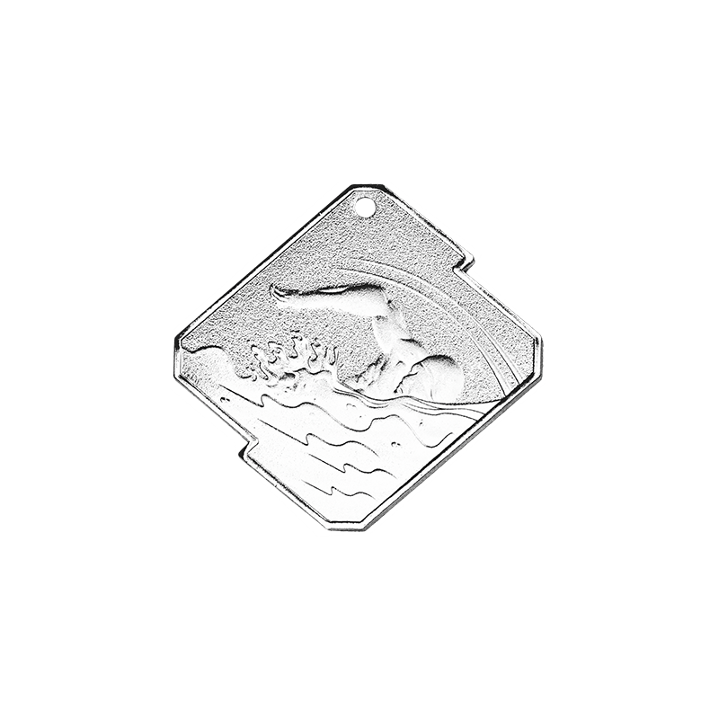 Q17/S medal srebro pływanie seria Rombo