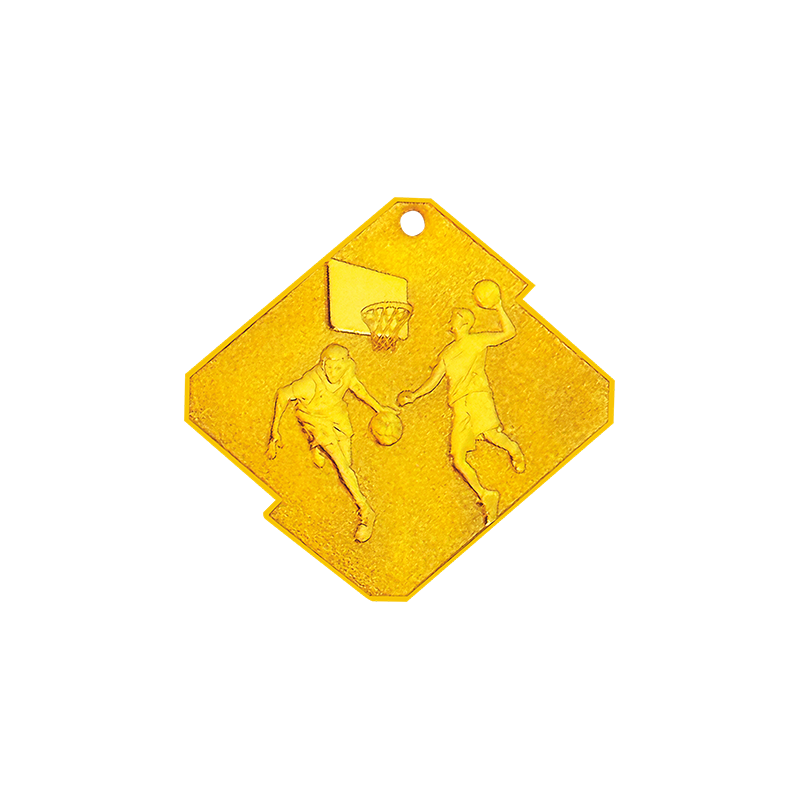 Q18/Z medal złoto koszykówka seria Rombo