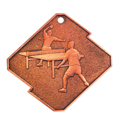 Q15/B medal brąz tenis stołowy seria Rombo