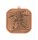 Q6/40/B - 40x40mm medal brąz piłka nożna