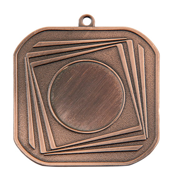 Q4/40/B - 40x40mm medal brąz