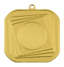Q4/40/Z - 40x40mm medal złoto