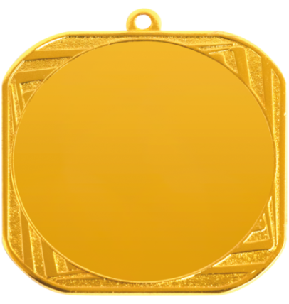 Q50/55/Z - 55x55mm medal złoto