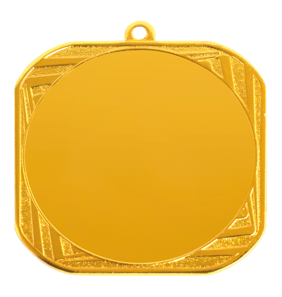 Q50/55/Z - 55x55mm medal złoto