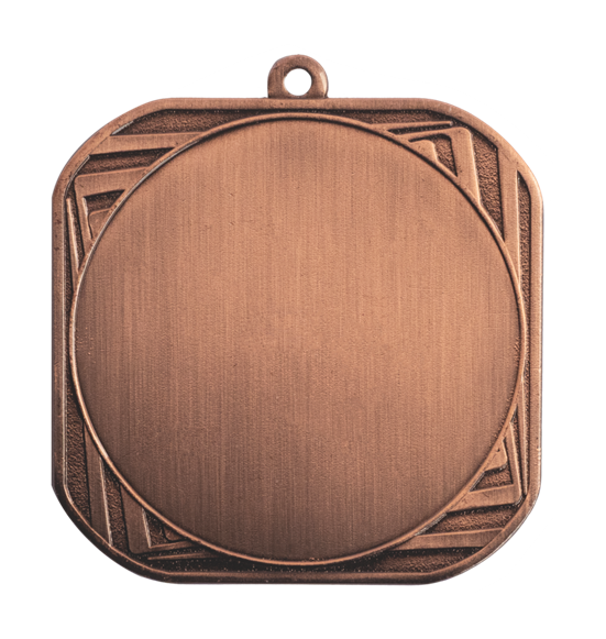 Q50/55/B - 55x55mm medal brąz