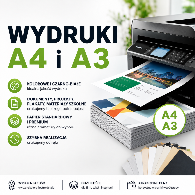 wydruk A4 lub a3 wydruk A4 lub a3