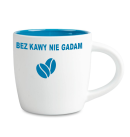 Kubek z grawerem "Bez kawy nie gadam"