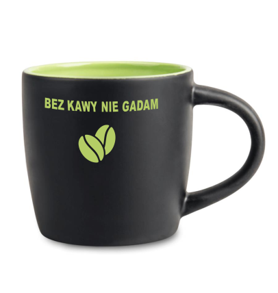 Kubek z grawerem "Bez kawy nie gadam"