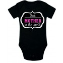 Body niemowlęce z nadrukiem BEST MOTHER IN THE WORLD