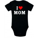 Body niemowlęce z nadrukiem I love mum