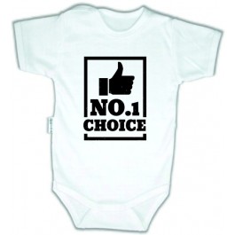 Body niemowlęce z nadrukiem No1 CHOICE