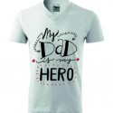 Koszulka z napisem MY DAD IS MY HERO