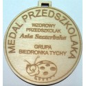 Medal drewniany